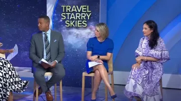 J. Crew Crossover A-Line Wrap Mini Skirt usado por Dylan Dreyer como se ve en Today el 8 de abril de 2024