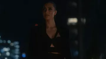Alaïa Spiral Bra Top worn by Siobhan Corbyn (Kim Kardashian) as seen in American Horror Story (S12E06)