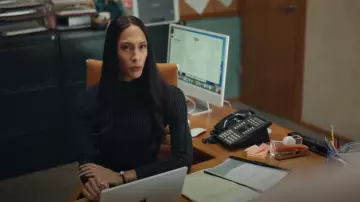 French Connection Mari Rib Dress worn by Sofia (Mj Rodriguez) as seen in Loot (S02E03)