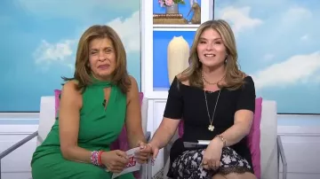 Halston Heritage Keyhole Halter Neck Jumpsuit worn by Hoda Kotb as seen in Today on April 9, 2024