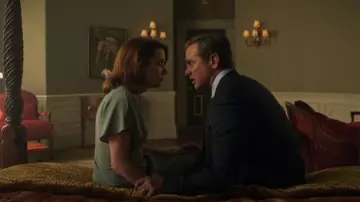 Boss Dawinga Flut­ter Sleeve A-Line Dress worn by Sister Ruth (Lara Jean Chorostecki) as seen in Chucky (S03E05)