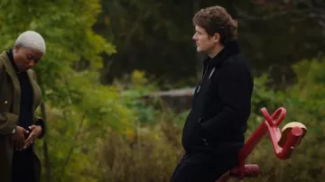 Reiss Kyelder Shear­ling Avi­a­tor Jack­et worn by Charlie Hudson (John Reardon) as seen in Hudson & Rex (S06E13)