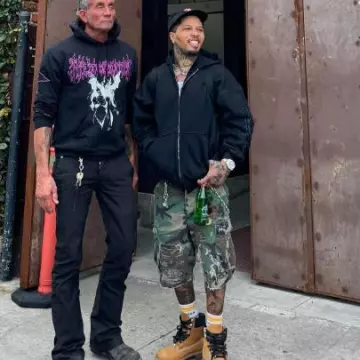 Short cargo camouflage multicolore G Patch porté par Gervonta Davis sur le compte Instagram @gervontaa