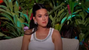 Zimmermann Match­mak­er Em­bell­ished Tank worn by  Katy Perry as seen in American Idol (S02E09)