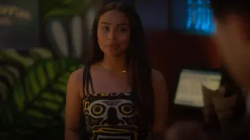Gorjana Venice Necklace worn by Kiela Hall (Daniella Perkins) as seen in grown-ish (S06E12)