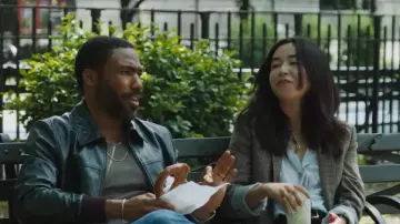 Leather jacket worn by John Smith (Donald Glover) as seen in Mr. & Mrs. Smith TV show (Season 1)