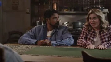Ralph Lauren Classic Fit Chino Workshirt worn by Jay Arondekar (Utkarsh Ambudkar) as seen in Ghosts (S03E07)