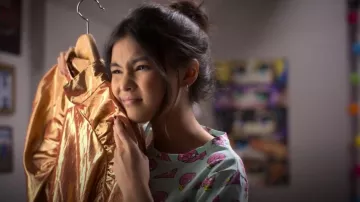 Ripzone Boys' Carsten Short Sleeve T-Shirt - Blue worn by Carmie Henley (Kaileen Chang) as seen in I Woke Up a Vampire (S02E03)