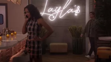 Staud Shoulder Bag Woman worn by Layla Keating (Greta Onieogou) as seen in All American (S06E03)