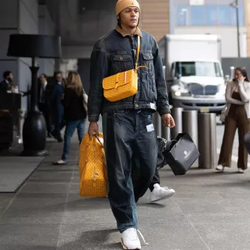 Jordan 13 Retro 'Wheat' portée par Paolo Banchero sur le compte Instagram @orlandomagic
