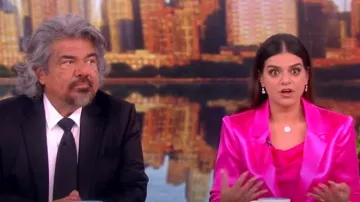 Cinq a Sept Marta Camisole usado por Mayan Lopez como se ve en The View el 15 de abril de 2024