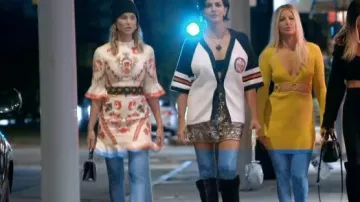 Gucci Sylvie Top Handle Bag Brocade Mini porté par Lala Kent comme on le voit dans Vanderpump Rules (S11E11)