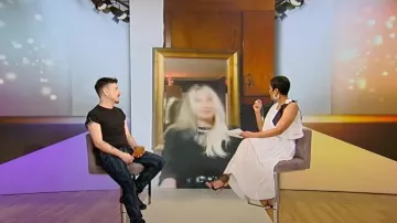 Chanel Silk Mid Length Dress worn by Tamron Hall in Tamron Hall Show on April 15, 2024