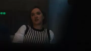 French Connection Moma Vest Top worn by Special Agent Hana Gibson (Keisha Castle-Hughes) as seen in FBI: Most Wanted (S05E09)