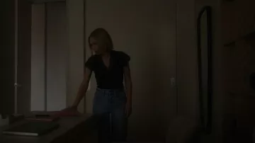 Maje Lilio Top worn by Cora (Tavi Gevinson) as seen in American Horror Story (S12E08)