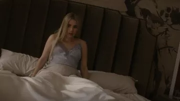In Bloom 2-Piece Lace-Trim Cami & Shorts Pyjama Set worn by Madison Montgomery (Emma Roberts) as seen in American Horror Story (S12E08)