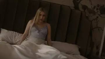 In Bloom 2-Piece Lace-Trim Cami & Shorts Pyjama Set worn by Madison Montgomery (Emma Roberts) as seen in American Horror Story (S12E08)