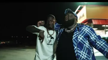 Ralph Lauren Black Crewneck Undershirt worn by Rod Wave in Rod Wave - Numb (Official Video)