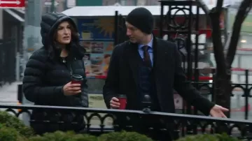 Mackage Farren Light Down Coat worn by Detective Olivia Benson (Mariska Hargitay) as seen in Law & Order: Special Victims Unit (S25E09)