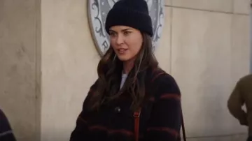 Madewell Long Shirt Jacket worn by Geri Broussard (Odette Annable) as seen in Walker (S04E03)