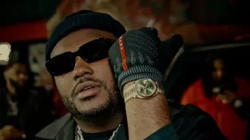 Rolex Everose Gold & Olive Green Day Date worn by Tee Grizzley in Tee Grizzley - Suffer In Silence [Official Video]