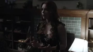 Reformation Twilight Dress worn by Stella Walker (Violet Brinson) as seen in Walker (S04E03)