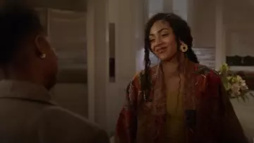 Free People Love Letter Cami worn by Patience (Chelsea Tavares) as seen in All American (S06E04)