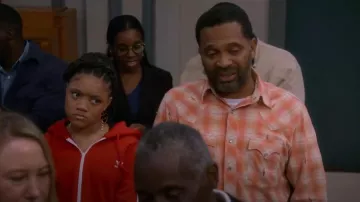 RRL Buffalo West Sport Shirt worn by Bernard Upshaw (Mike Epps) as seen in The Upshaws (S05E03)