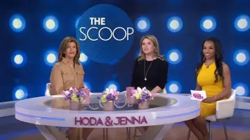 Robe Ronny Kobo Ambrosia de Torn portée par Devyn Simone comme on le voit dans Today with Hoda & Jenna le 22 avril 2024