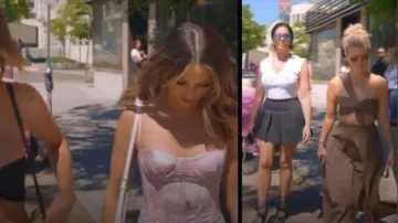 Petit Tote bag Naghedi St. Barth porté par Ariana Madix comme on le voit dans Vanderpump Rules (S11E13)