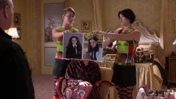 Custo Barcelona Sleeveless Mod Girl Mini Dress worn by Paolo's Assistant #2 (Ali Gage) in The Princess Diaries 2: Royal Engagement