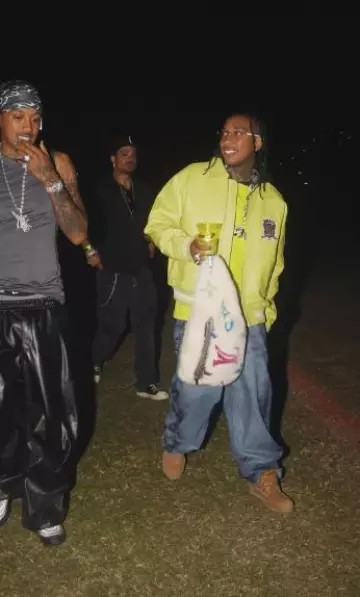 Supreme x Timberland 6 Wheat Di­a­mond Plate Boots worn by Tyga on the Instagram account @tyga