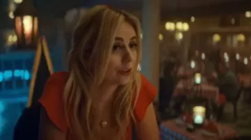 Reformation Bax­ley Mi­di Dress worn by Alice Wickstead (Justine Lupe) as seen in The Big Door Prize (S02E03)