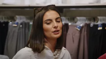 Conjunto de collar de cuentas Shein usado por (Paige DeSorbo) como se ve en Summer House (S08E10)