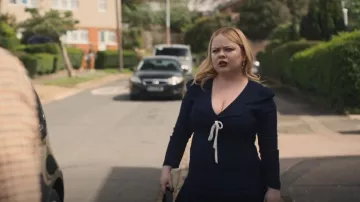 Reformation Mavis Dress worn by Maggie (Nicola Coughlan) as seen in Big Mood (S01E01)