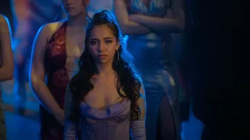 House of CB Charmaine Corsé Maxi Vestido usado por Missy Beckett (Sherry-Lee Watson) como se ve en Heartbreak High (S02E08)