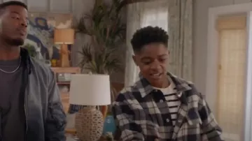 Iro Flan­nel Over­shirt worn by Tamia 'Coop' Cooper (Bre-Z) as seen in All American (S06E05)