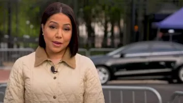 Barbour Summer Liddesdale Quilted Jacket worn by Stephanie Ramos as seen in Good Morning America on May 1, 2024