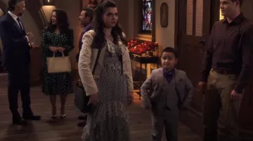 Misa Ingrid Floral Print Sleeveless Ruffle Maxi Dress In Multi worn by Mayan (Mayan Lopez) as seen in Lopez vs Lopez (S02E09)