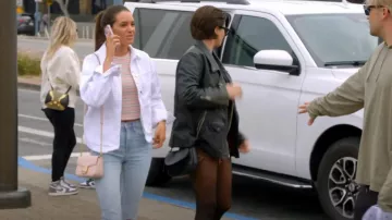 Vince Camuto Zofi Cross­body Hand­bag worn by Kate Maloney as seen in Vanderpump Rules (S11E14)