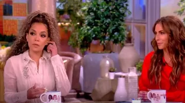 Altuzarra Agnes Shirt Dress worn by Sunny Hostin as seen in The View on May 2, 2024