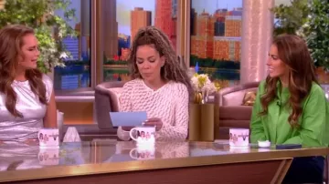 Favorite Daughter The Crop Ex-Boyfriend Shirt worn by Alyssa Farah as seen in The View on May 3, 2024