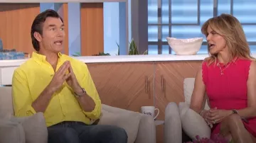 Polo Ralph Lauren Classic-Fit Garment-Dyed Oxford Shirt worn by Jerry O'Connell as seen in The Talk on May 3, 2024