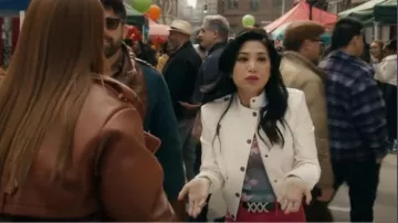 Alice + Olivia Ria Jacket worn by Melody 'Mel' Bayani (Liza Lapira) as seen in The Equalizer (S04E08)