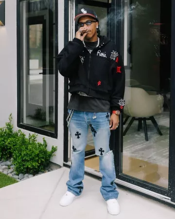 Nike Air Force 1 Low 'White' worn by Lil Baby on the Instagram account @cbfw2040