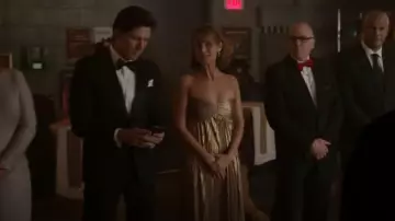 Retrofête Lyan­na Dress worn by Sharon Leone (Diane Farr) as seen in Fire Country (S02E08)