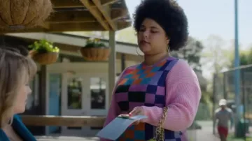Gorman Mesh Top worn by Madison Feliciano (Ebony Vagulans) as seen in My Life Is Murder (S04E02)
