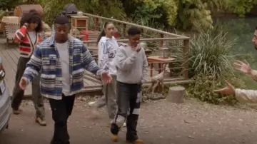 We The Free Swirl Hood­ie worn by Patience (Chelsea Tavares) as seen in All American (S06E06)