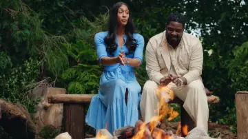 Abercrombie & Fitch But­ton Through Maxi Dress worn by Sofia (Mj Rodriguez) as seen in Loot (S02E07)