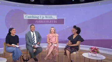 Mono de fauna opulenta de Ted Baker Memsi usado por Amber Ruffin como se ve en Today el 7 de mayo de 2024